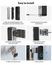 Load image into Gallery viewer, Blink Doorbell Mount No Drill, Stouchi Anti Theft Blink Video Doorbell Camera Mount for Apartments, Doorbell Mount Bracket Holder Kit, Doorbell Security System Accessories, Not Block Doorbell Sensor
