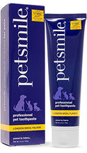 Load image into Gallery viewer, Petsmile Professional Whitening Dog Toothpaste | VOHC Approved Flavored Pet Toothpaste with Plaque Control | Human-Grade Ingredients Clean Teeth &amp; Improves Dental Health (London Broil, 4.2 Oz)
