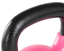 Load image into Gallery viewer, AmazonBasics Vinyl Kettlebell - 15 Pounds, Pink
