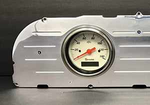1960 1961 1962 1963 Chevy Truck 2 Gauge Dash Panel Insert 3 3/8" Quad Style Programmable