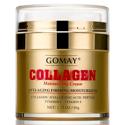 GOMAY Collagen Moisturizing Cream, Wrinkle Cream for Face, Face Cream for Anti-aging, Firming, Moisturizing