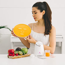 Load image into Gallery viewer, ELLIXI Automatic Face Mask Maker Machine Kit + FREE 40 Collagen Pills, DIY 5-min Fruit Beauty Facials at Home + Grade A Quality Real Rose Quartz Facial Roller (Step by Step Voice Prompts Version)

