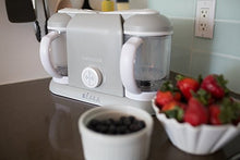 Load image into Gallery viewer, BEABA Babycook Duo 4 in 1 Baby Food Maker, Baby Food Processor, Steam Cook and Blender, XL Capacity 9.1 Cups, Cook healthy baby food at Home, Batch Cook, Dishwasher Safe, Cloud
