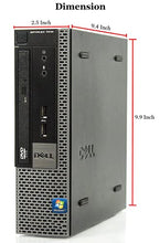 Load image into Gallery viewer, Dell OptiPlex 7010 USFF Computer Desktop PC, Intel i5 3.2GHz, 8GB Ram, 120GB SSD Drive, WiFi &amp; Bluetooth, Wireless Keyboard and Mouse, 24 Inch FHD Monitor, Webcam, Windows 10 (Renewed)
