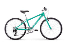 Load image into Gallery viewer, Raleigh Bikes Alysa 24 Kids Flat Bar Road Bike for Girls Youth 8-12 Years Old, Teal
