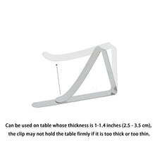 Load image into Gallery viewer, T-Antrix Tablecloth Clips 30 Packs Picnic Table Clips Flexible Stainless Steel Table Cloth Cover Clamps Table Cloth Holders Ideal for Picnics Marquees Weddings Graduation Party

