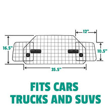 Load image into Gallery viewer, Heavy-Duty Dog Car Barrier, Pet Divider for SUV or Wagons + Free Bonus Collapsible Bowl &amp; Waste Dispenser and Bags, Strong Steel Mesh with Adjustable Panels (Car Barrier (with FREE Bonus))
