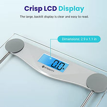 Load image into Gallery viewer, Etekcity Digital Body Weight Bathroom Scale, Large Blue LCD Backlight Display, High Precision Measurements,6mm Tempered Glass, 400 Pounds
