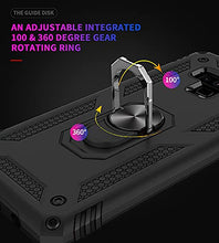 Load image into Gallery viewer, Samsung Note 9 Phone Case, Galaxy Note 9 Case with 3D PET Screen Protector, Androgate Military-Grade Ring Holder Kickstand Car Mount 15ft Drop Tested Shockproof Cover Case for Galaxy Note 9, Black
