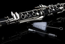 Load image into Gallery viewer, Glory Clarinet GLY-PBK Professional Ebonite Bb Clarinet with 10 Reeds, Stand, Hard Case, Cleaning Cloth, Cork Grease, Mouthpiece Brush and Pad Brush, Black
