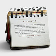 Load image into Gallery viewer, DaySpring Flip Calendar - Billy Graham Wisdom for Each Day - 75669 , Brown
