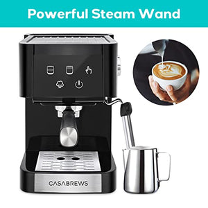 20 Bar Espresso Machine, Professional Espresso Maker with Milk Frother Steam Wand, Compact Espresso Coffee Maker and Cappuccino Machine With Touch Screen Panel for Cappuccino or Latte, Gift for Wife