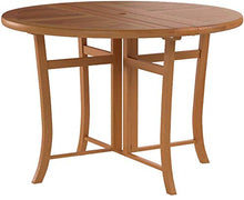 Load image into Gallery viewer, Eucalyptus 43 Inch Round Folding Deck Table
