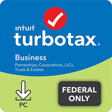 Load image into Gallery viewer, TurboTax Business 2021 Tax Software, Federal Tax Return Only with Federal E-file [PC Download]
