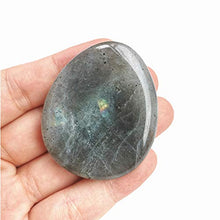 Load image into Gallery viewer, Gemgogo White Moonstone Crystal Thumb Worry Stone Water Drop Chakra Stones Reiki Healing Crystals -Forget About Trouble Tumbled Palm Stone for Good Luck,Protection Chakra Stones,Feng Shui Ornament
