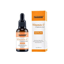 Load image into Gallery viewer, Vitamin C serum - Highest Naturally Concentrated Vitamin C serum + 30% Hyaluronic Acid - Organic Skin Care for Anti-Aging Wrinkle Facial serum for Face &amp; Eyes - Vegan Vitamin C Serum Paraben Free
