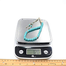 Load image into Gallery viewer, ALBATROSART -New Turquoise Collection- (8 mm 33 Beads) Worry Beads-Prayer Beads-Tesbih-Tasbih-Tasbeeh-Misbaha-Masbaha-Subha-Sebha-Sibha-Rosary (Sphere Turquoise Natural Stone)
