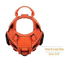Load image into Gallery viewer, ICEFANG Tactical Dog Harness ,Medium Size, 2X Metal Buckle,Working Dog MOLLE Vest with Handle,No Pulling Front Leash Clip,Hook and Loop Panel
