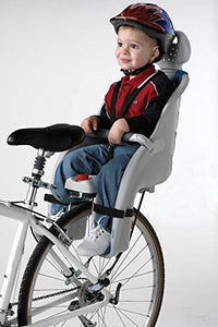 Schwinn Deluxe Bicycle Mounted Child Carrier/Bike Seat For Children, Toddlers, and Kids, 3-Point Harness, Adjustable Headrest, Padded Crossbar