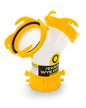 Load image into Gallery viewer, Camco 39629 Revolution Translucent Wye Fitting -Connects Two Sewer Hoses with Lug Fittings the Same Dump Station, Odor Tight Connection
