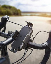 Load image into Gallery viewer, AUKEY Bike Phone Mount Anti Shake 360 Rotation Bicycle Motorcycle Phone Mount for Handlebar Bike Accessories Compatible with iPhone 11 Pro Max/11/XS/8, Samsung Galaxy S10+,and More
