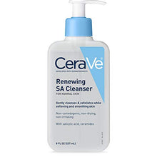 Load image into Gallery viewer, CeraVe SA Cleanser | Salicylic Acid Face Wash with Hyaluronic Acid, Niacinamide &amp; Ceramides| BHA Exfoliant for Face | 8 Ounce
