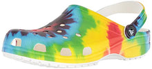 Load image into Gallery viewer, Crocs Classic Tie Dye Clog | Comfortable Slip On Water Shoes, Multi, 7 Women/5 Men
