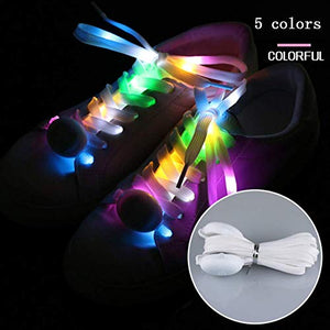 Led Finger Gloves, Kids Led Gloves LED Shoelaces Set Light Up Toys for Boys Girls, Flashing Gloves for Christmas Thanksgiving Birthday Glow Halloween Costume Party