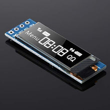 Load image into Gallery viewer, 5 Pieces I2C Display Module 0.91 Inch I2C OLED Display Module I2C OLED Screen Driver DC 3.3V~5V (White Display Color)
