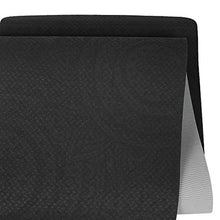 Load image into Gallery viewer, TOMSHOO 1/4In Yoga Mat, Non-Slip Texture Pro Yoga Mat Eco Friendly Exercise Mat Pad with Carrying Strap and Mesh Bag for Home Gym Fitness Workout Pilates Black+Grey
