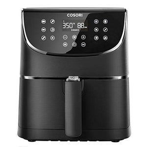 COSORI Smart WiFi Air Fryer 5.8QT(100 Recipes), Digital Touchscreen with 11 Cooking Presets for Air Frying, Roasting & Keep Warm ,Preheat & Shake Remind, Works with Alexa & Google Assistant,1700W