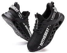 Load image into Gallery viewer, Steel Toe Shoes for Men Lightweight Indestructible Work Sneakers for Women Puncture Proof Comfortable Slip On Safety Shoes for Industrial,Coustruction
