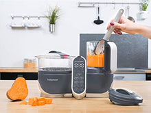 Load image into Gallery viewer, Babymoov Baby Cook Duo Baby Food Maker Steamer and Blender, Baby Food Maker for Infants and Toddlers 6 in 1 Baby Food Processor, Defroster, Sterlizer, Bundled with HogoR Organic Baby Food Cookbook
