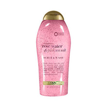 Load image into Gallery viewer, OGX Pink sea salt &amp; rosewater gentle soothing body scrub, 19.5 Ounce, 1.0 Count
