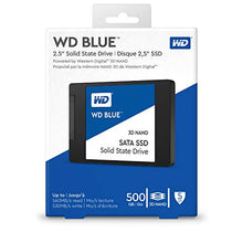 Load image into Gallery viewer, Western Digital 500GB WD Blue 3D NAND Internal PC SSD - SATA III 6 Gb/s, 2.5"/7mm, Up to 560 MB/s - WDS500G2B0A

