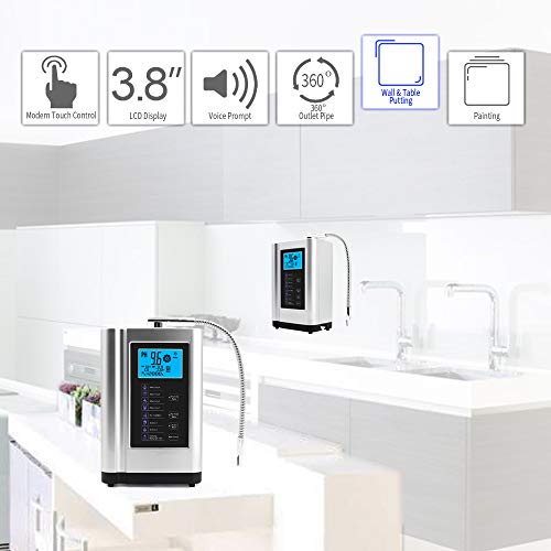 Load image into Gallery viewer, AQUALKA Water Ionizer & Purifier Machine AQU PH 3.5-10.5 Alkaline Acid / 7 Water Settings Up to / -500mV ORP/ 6000 Liters Per Filter/Auto-Cleaning-Better Water Better Life