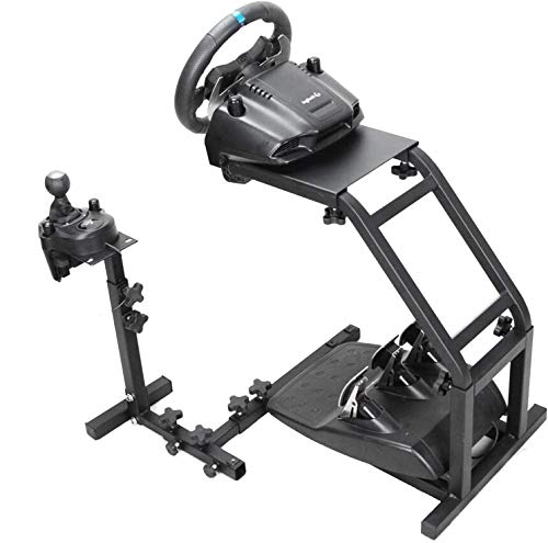 Marada Racing Wheel Stand with V2 Support Game Support Stand Up Simulation Driving Bracket for Logitech G29, G27 and G25 Racing Simulator Steering Wheel Stand Without Wheel and Pedals
