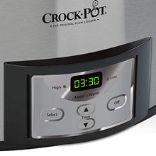 Load image into Gallery viewer, Crock-Pot SCCPVL610-S-A 6-Quart Cook &amp; Carry Programmable Slow Cooker with Digital Timer, Stainless Steel
