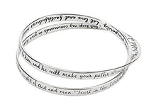 Load image into Gallery viewer, Dicksons Double Mobius Bracelet - Trust in The Lord Proverbs 3:1-6
