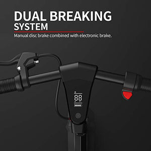 Hiboy MAX3 Electric Scooter, 350W Motor 10" Pneumatic Off Road Tires Up to 17 Miles & 18.6 MPH, Adult Electric Scooter for Commute and Travel