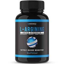 Load image into Gallery viewer, Havasu Nutrition Extra Strength L Arginine - 1200mg Nitric Oxide Supplement for Muscle Growth, Vascularity and Energy - L-Citrulline &amp; Essential Amino Acids to Support Physical Endurance, 60 Capsules
