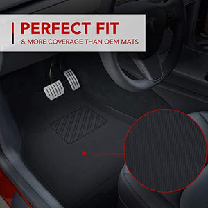 Basenor Tesla Model Y Mud Flaps and Tesla Model Y Floor Mats