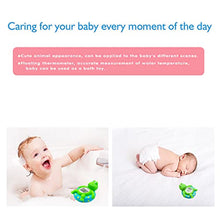 Load image into Gallery viewer, Doli Yearning Baby Bath Thermometer with Room Temperature| Fahrenheit and Celsius|Frog Lovely Shape|Kids&#39; Bathroom Safety Products| Bath Toys…

