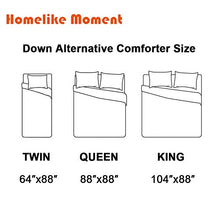 Load image into Gallery viewer, Reversible Lightweight Comforter - All Season Down Alternative Comforter Queen Summer Duvet Insert Blue Quilted Bed Comforters with Corner Tabs Full / Queen Size Navy / Light Blue

