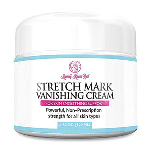 Stretch Mark Cream for Pregnancy & Scar Removal - 100% Retinol Free - Mommy Knows Best Maternity Stretch Marks Cream Removal Treatment with Cocoa and Shea Butter - Clinically Proven - 4 fl oz