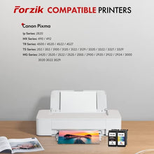 Load image into Gallery viewer, 245XL 246XL Ink Cartridge for Canon PG-245XL CL-246XL, Forzik Higher Yield Compatible with Canon Pixma MX490 MX492 MG2522 TS3100 TS3122 TS3300 TS3322 TS3320 TR4500 TR4520 TR4522 MG2500 Printer
