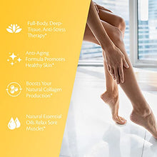 Load image into Gallery viewer, M3 Naturals Ylang Ylang and Ginger Massage Oil Infused with Collagen Stem Cell and Natural Essential Oils Best Deep Tissue Massaging Therapy Relaxing Sore Muscle Joint Relief Anti-Cellulite 8 oz
