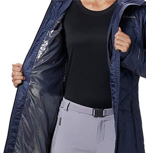 Columbia Women's Plus Mighty Lite Hooded Jacket, Nocturnal, 1X