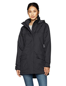 Columbia Women's Lookout Crest Jacket, Waterproof and Breathable, Black, X-Small