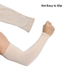 Load image into Gallery viewer, UV Protection Cooling Arm Sleeves Sun Sleeves Arm Cover for Women &amp;Girls&amp;Adult&amp;Youth&amp;Men Cycling, Running,Golf,Outdoor Tattoos Arm Warmer -Black,White,Beige
